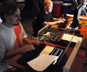 Fierce competition in the TyperX races at the Million Man Lan 10