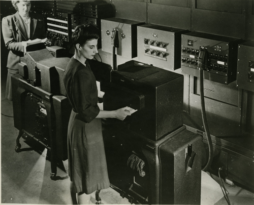 1940s ENIAC Keypunch Printer and Card Sorter