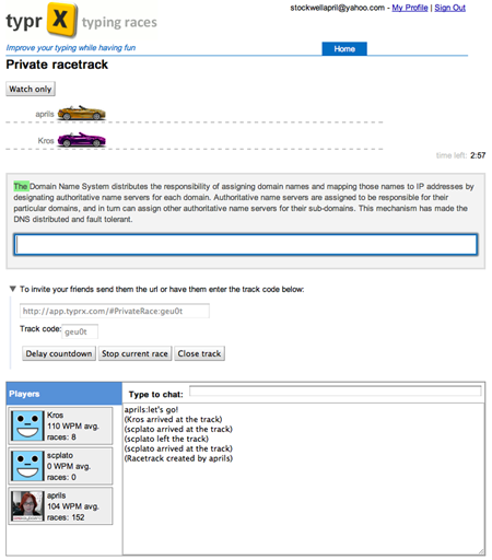 Race Your Friends with typrX's New Private Race Feature - Das