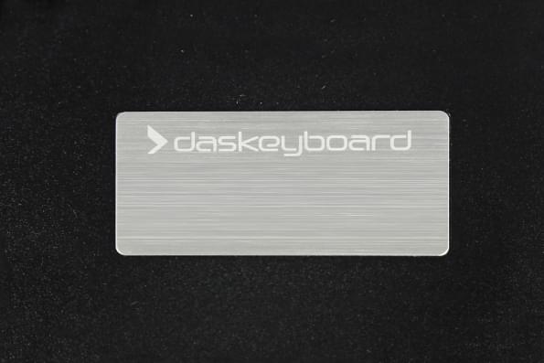 Das Keyboard Prime 13 mechanical keyboard back label