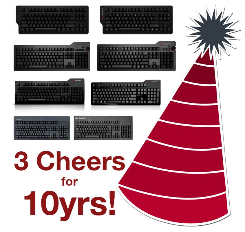 Three Cheers for Ten Years of Das Keyboard!