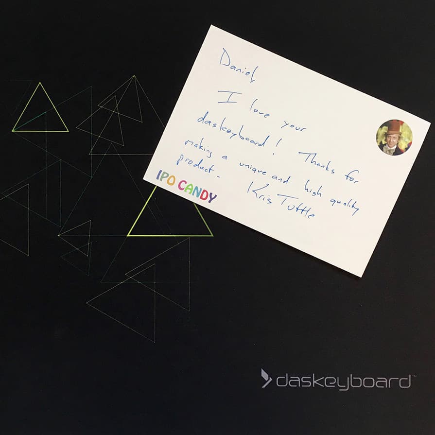 Kind Words from a Das Keyboard Fan