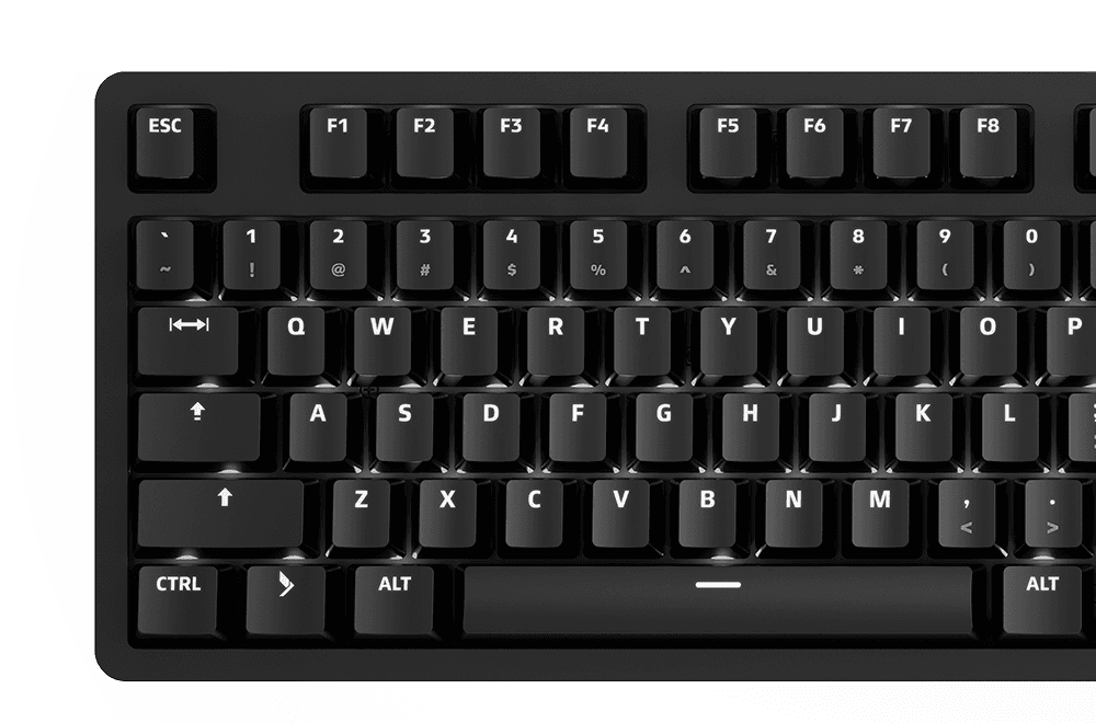 Das Keyboard 6 Professional top-left view