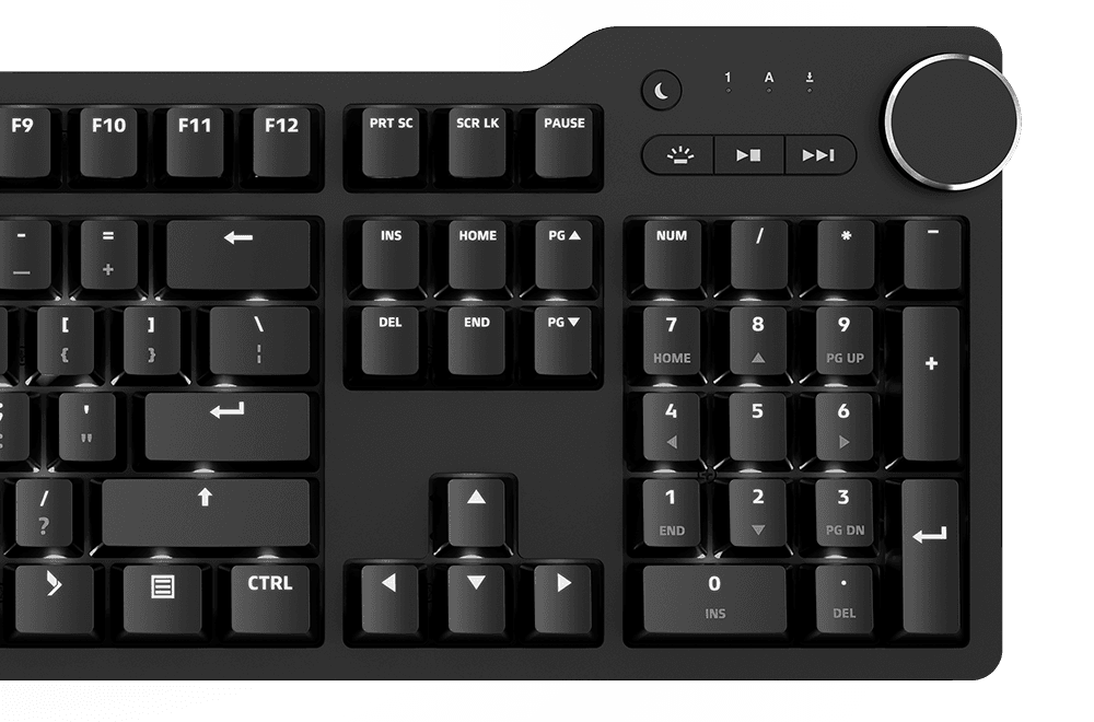 Das Keyboard 6 Professional top-right view