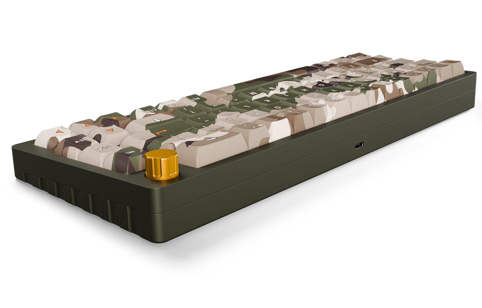 DeltaForce 65 rear view showing full metal construction
