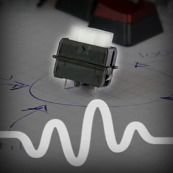 Gamma Zulu switch provides a soft tactile sound