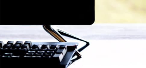 Daskeyboard 4 for Mac by the window