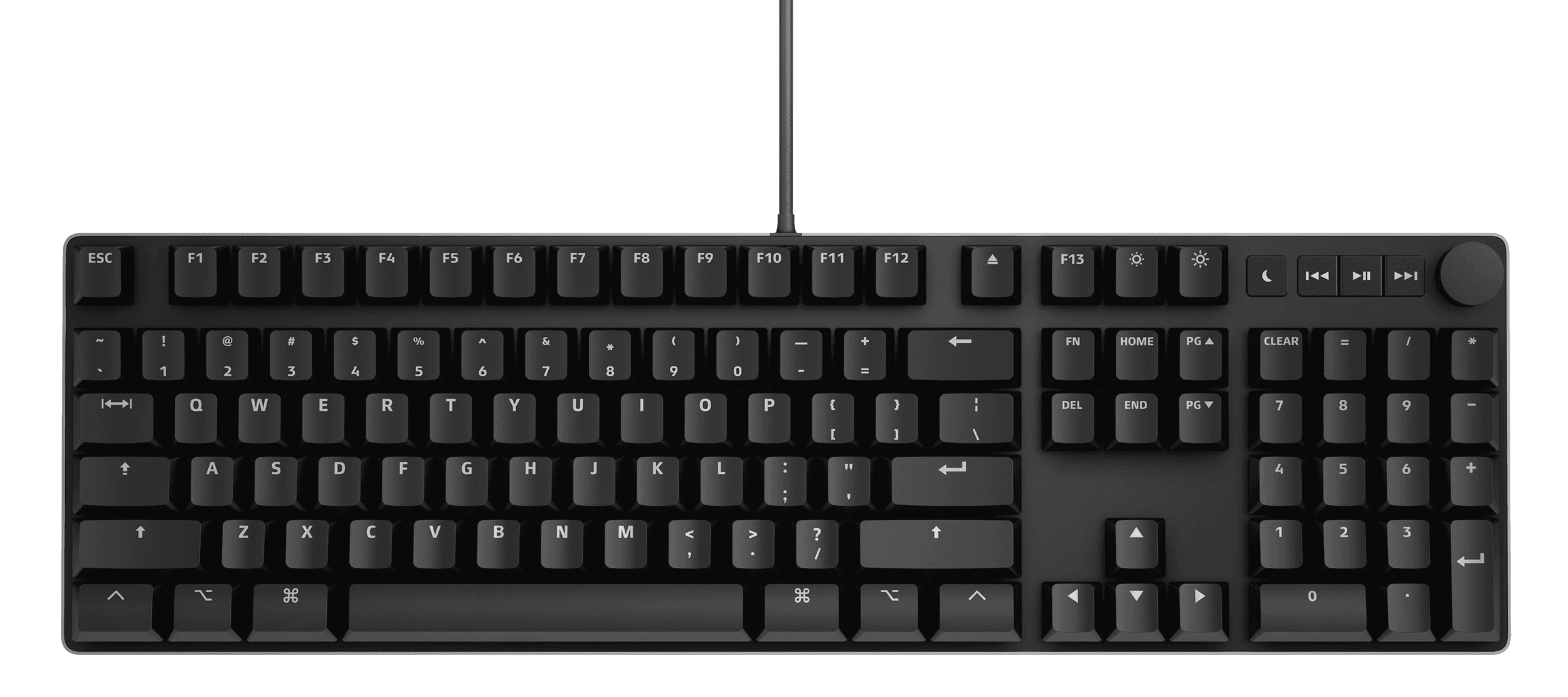 Das Keyboard MacTigr top view