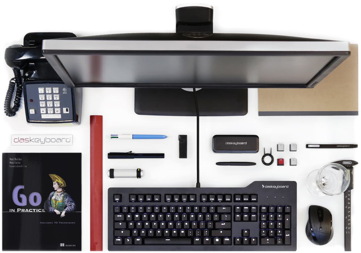 Das Keyboard Prime 13 mechanical keyboard perfect for desktop knolling