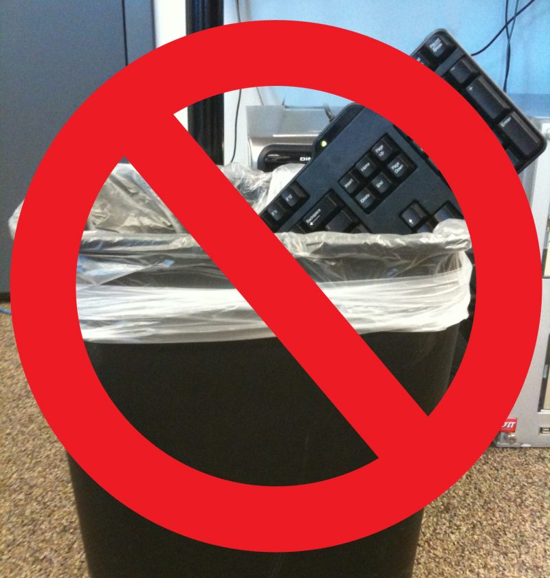 Recycling Old Keyboards and Electronic Equipment Das Keyboard