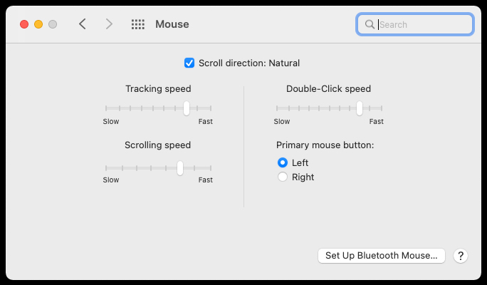 Adjust DPI on a Mac