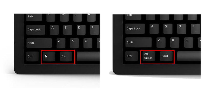 Windows vs. Mac Keyboard