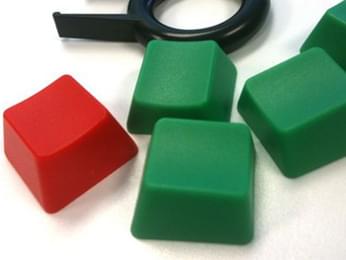 Red and Green Key Caps