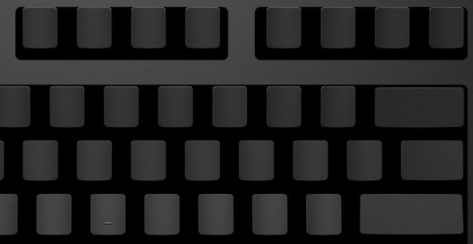 Das Keyboard 4C ultimate blank keys