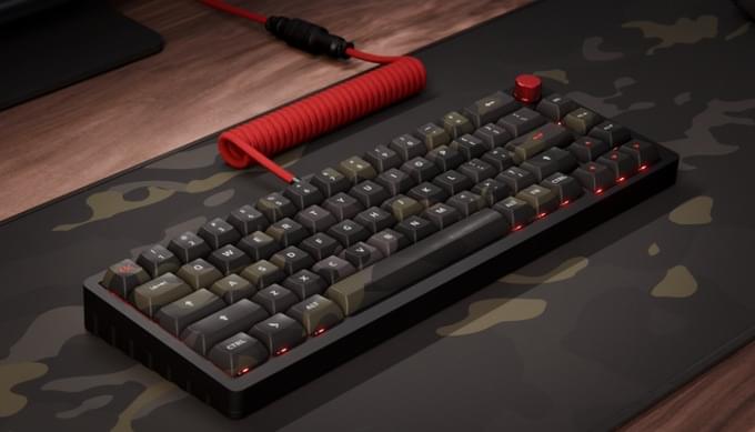 DeltaForce 65 Urban Commando camo with desk mat