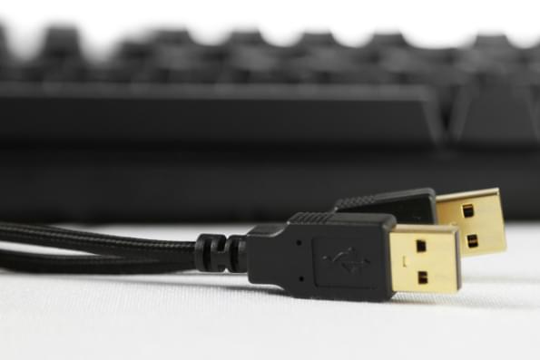 Das Keyboard Prime 13 mechanical keyboard braided cable