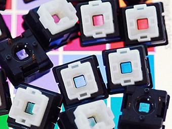 Gamma Zulu colored LED Switches